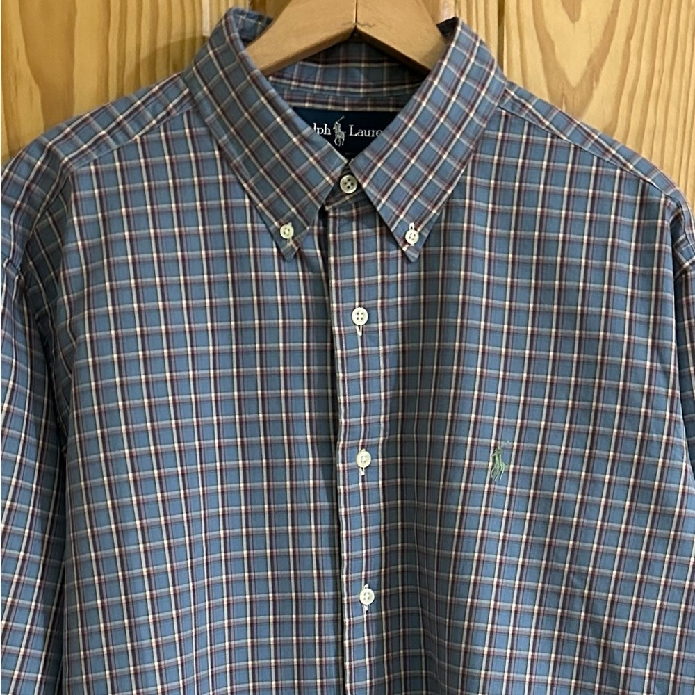Ralph Lauren “Classic Fit” Men's Plaid Shirt XL